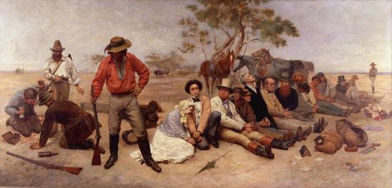 William Strutt Bushrangers, Victoria, Australia, Germany oil painting art